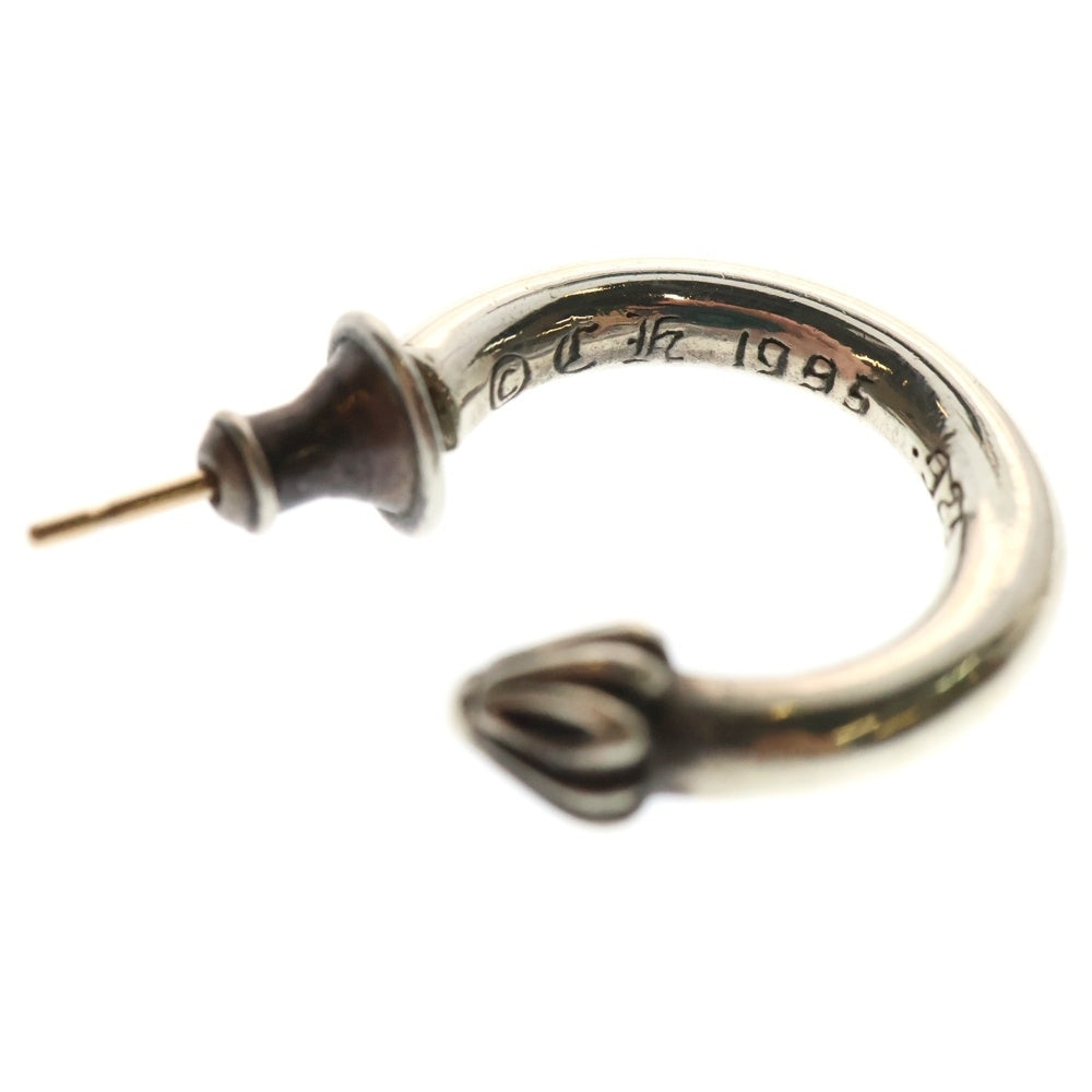 CHROME HEARTS(クロムハーツ) HOOP PLAIN プレーン フープピアス シルバー BCA101