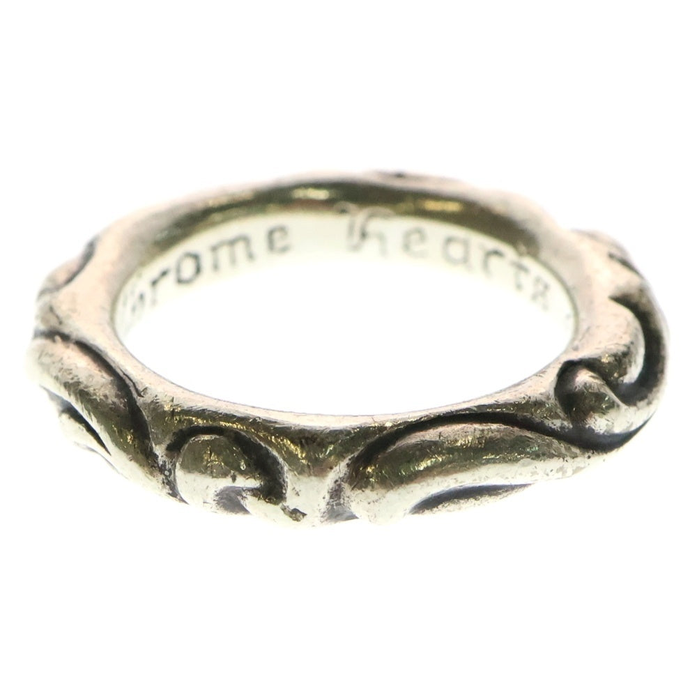 CHROME HEARTS(クロムハーツ) SCRL BAND スクロールバンド リング シルバー BCA351