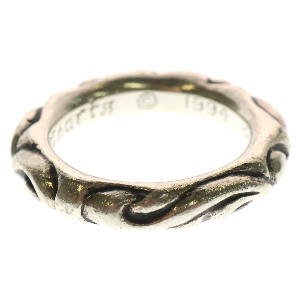 CHROME HEARTS(クロムハーツ) SCRL BAND スクロールバンド リング シルバー BCA351
