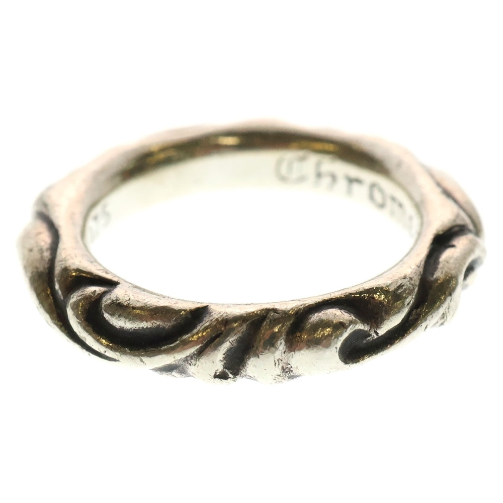 CHROME HEARTS(クロムハーツ) SCRL BAND スクロールバンド リング シルバー BCA351