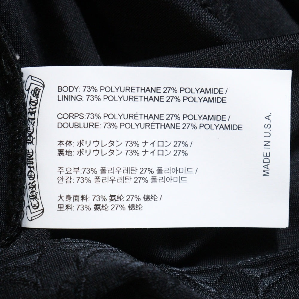 CHROME HEARTS(クロムハーツ) CHプラス総柄リブタンクトップ ブラック レディース