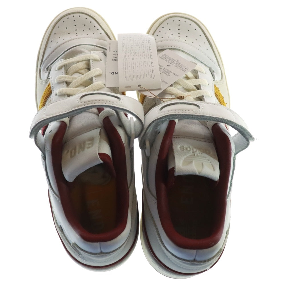 adidas Originals(アディダスオリジナルス) ×END FORUM LOW END エンド フォーラム バーシティ ローカットスニーカー ホワイト US10/28cm HR1525