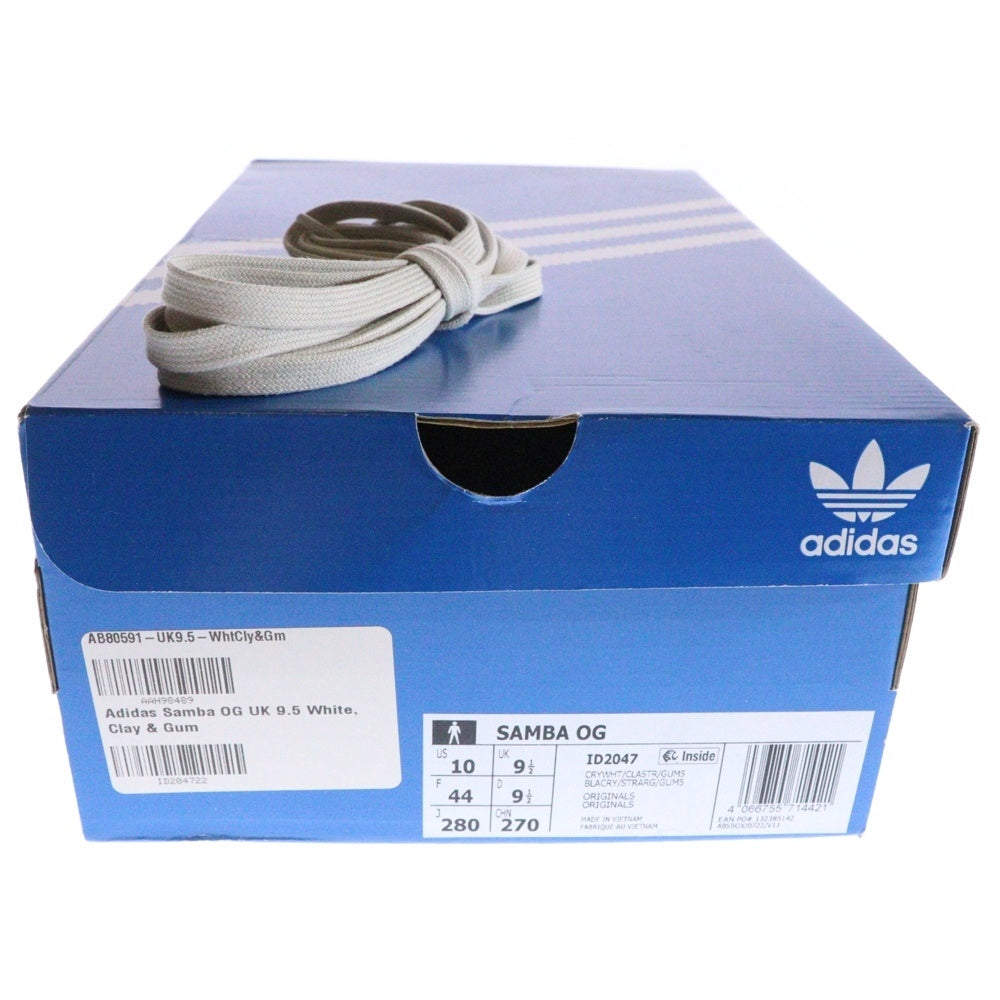 adidas Originals(アディダスオリジナルス) SAMBA OG サンバ ローカットスニーカー アイボリー U10/28cm ID2047