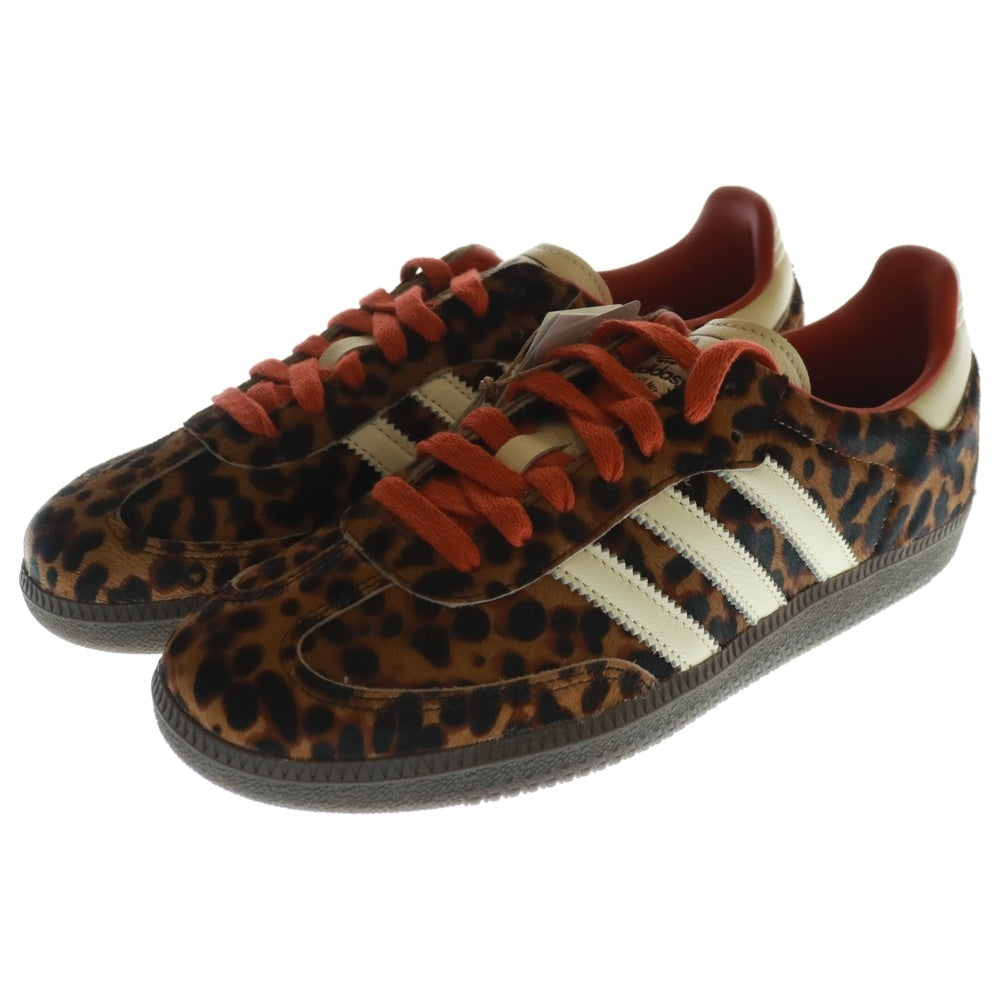 adidas Originals(アディダスオリジナルス) SAMBA OG W サンバ レオパード ローカットスニーカー ブラウン US9/26cm JI2734