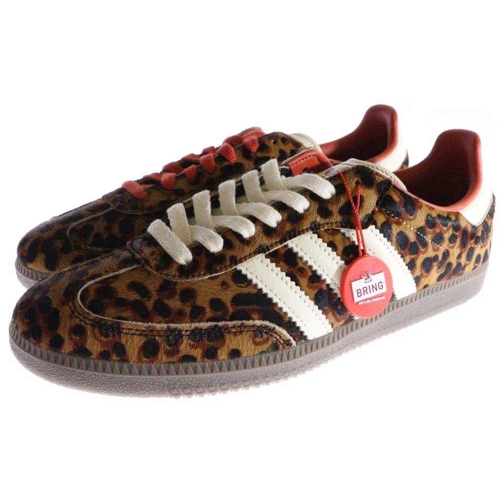adidas Originals(アディダスオリジナルス) SAMBA OG W サンバ レオパード ローカットスニーカー ブラウン US10/27cm JI2734