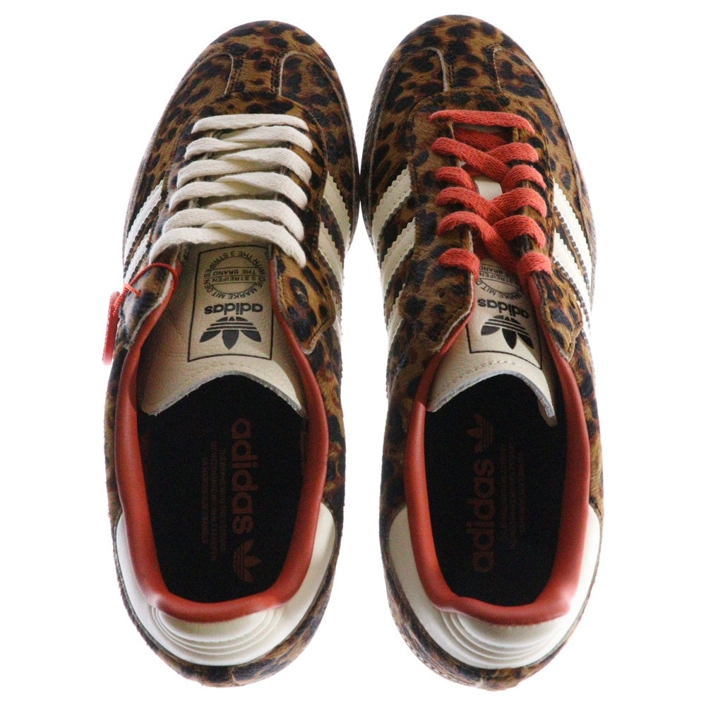 adidas Originals(アディダスオリジナルス) SAMBA OG W サンバ レオパード ローカットスニーカー ブラウン US10/27cm JI2734