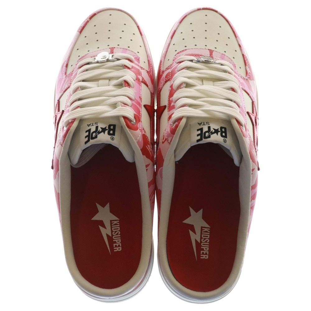 A BATHING APE(アベイシングエイプ) ×KIDSUPER BAPE STA CLOG キッドスーパー ベイプスタ クロッグ ローカットスニーカー ホワイト US13/31cm 001FWL231913C