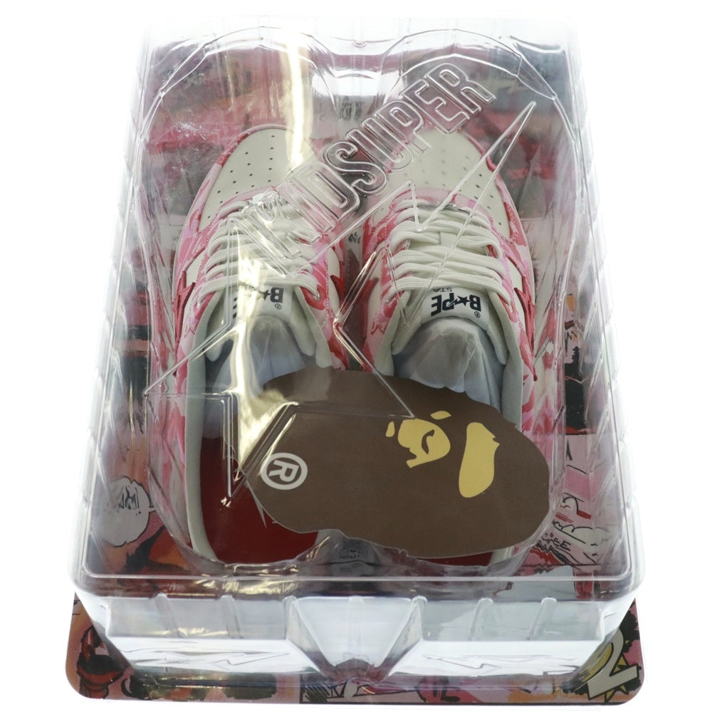 A BATHING APE(アベイシングエイプ) ×KIDSUPER BAPE STA CLOG キッドスーパー ベイプスタ クロッグ ローカットスニーカー ホワイト US13/31cm 001FWL231913C