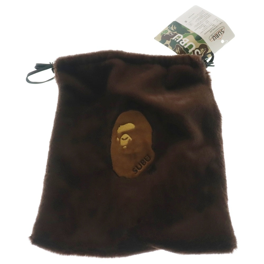 A BATHING APE(アベイシングエイプ) ×SUBU APE HEAD PUFFER SANDALS スブ サンダル ローカットシューズ ブラウン 1K80191901