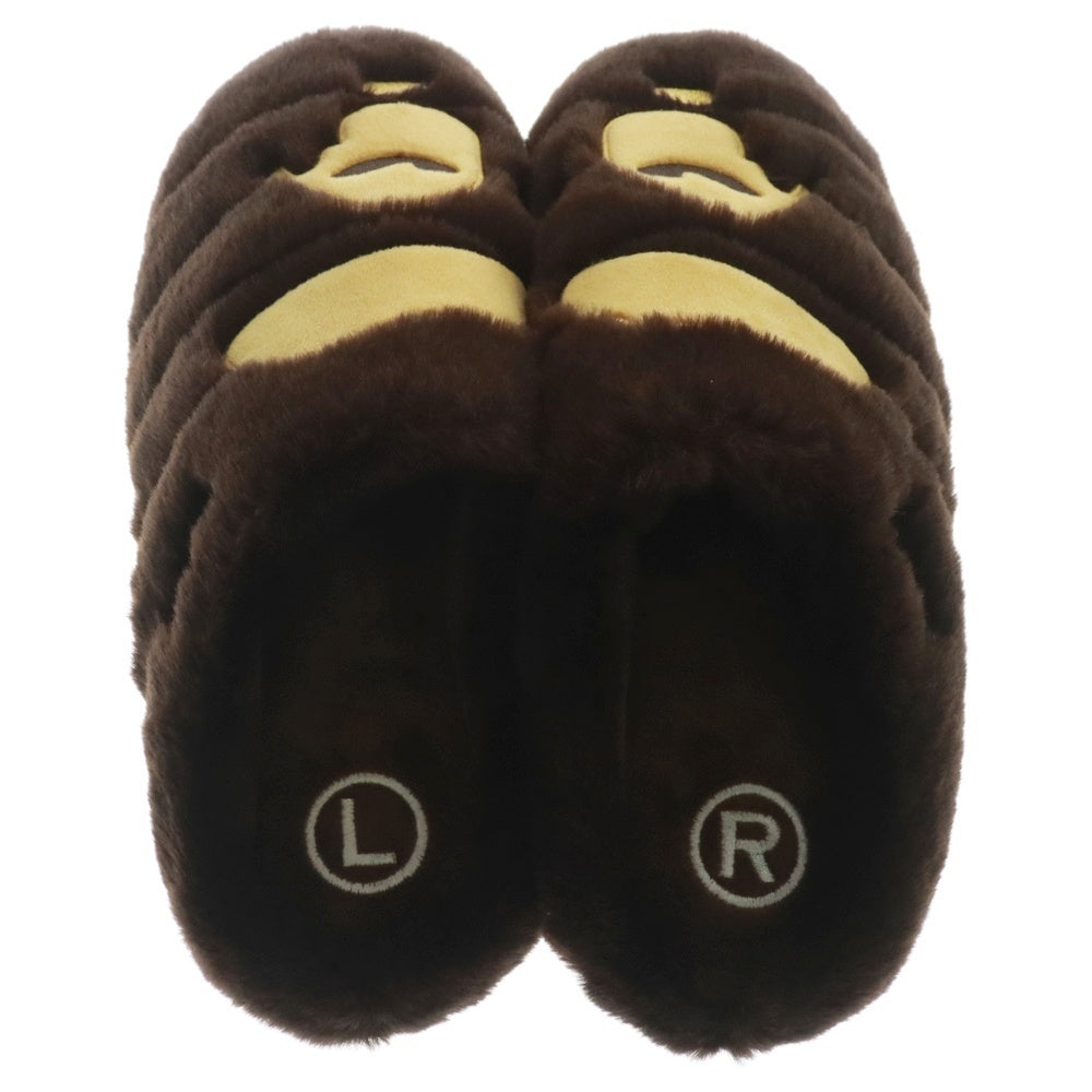A BATHING APE(アベイシングエイプ) ×SUBU APE HEAD PUFFER SANDALS スブ サンダル ローカットシューズ ブラウン 1K80191901