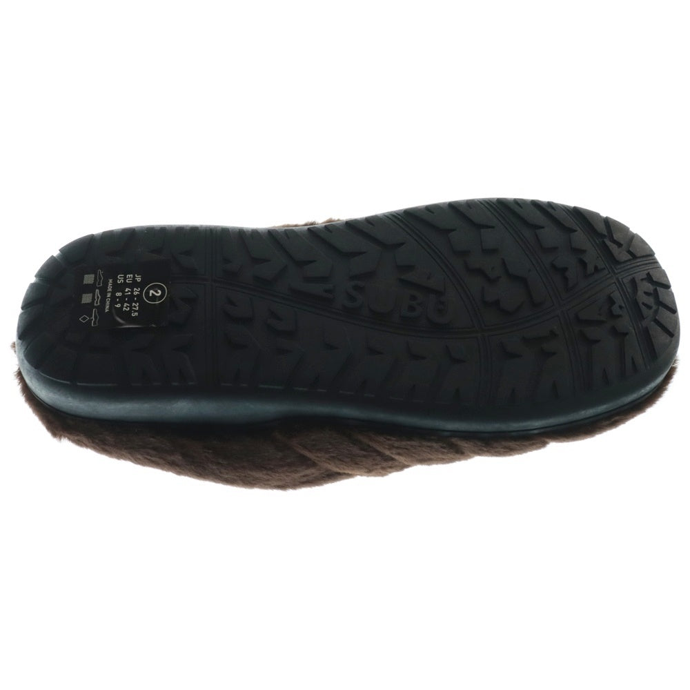 A BATHING APE(アベイシングエイプ) ×SUBU APE HEAD PUFFER SANDALS スブ サンダル ローカットシューズ ブラウン 1K80191901