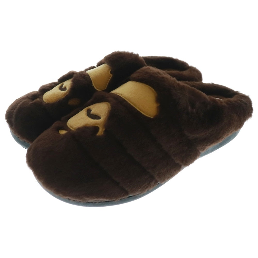 A BATHING APE(アベイシングエイプ) ×SUBU APE HEAD PUFFER SANDALS スブ サンダル ローカットシューズ ブラウン 1K80191901