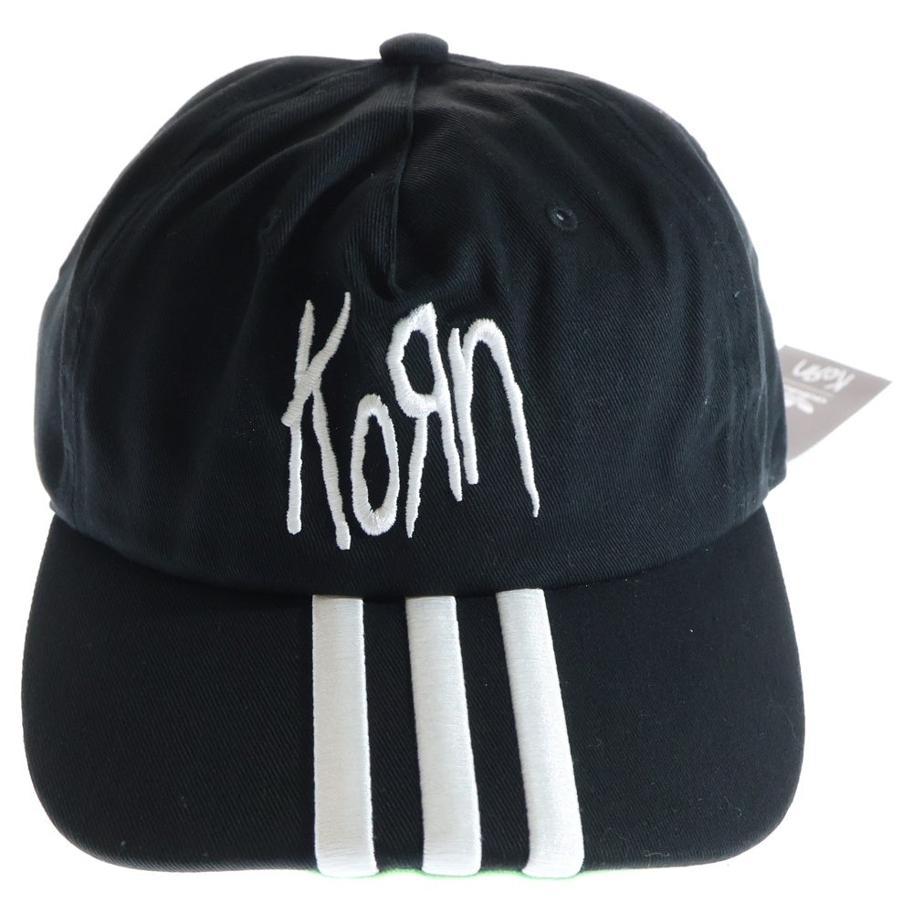 adidas Originals(アディダスオリジナルス) ×Korn Cap コーン 刺繍キャップ 帽子 ブラック JF3139
