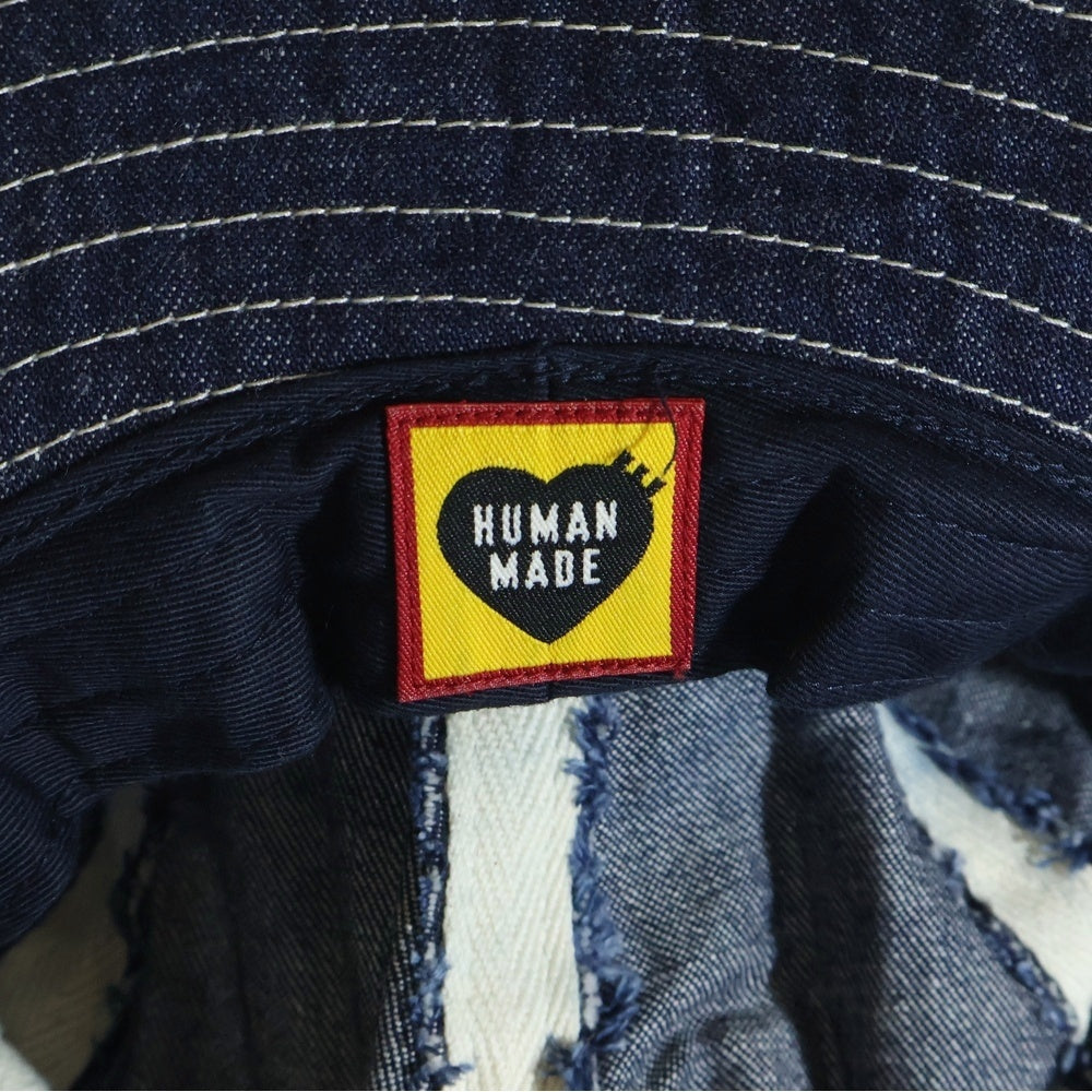 HUMAN MADE(ヒューマンメイド) DENIM HAT デニムバケットハット 帽子 インディゴ HM29GD001