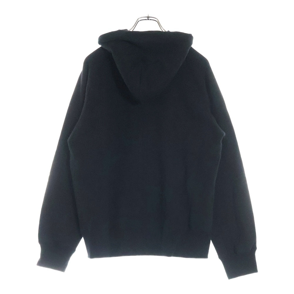 WTAPS(ダブルタップス) ×sacai 25SS Flock Print Hoodie サカイ フロッキープリント プルオーバースウェットパーカー フーディー ブラック 25-0925S