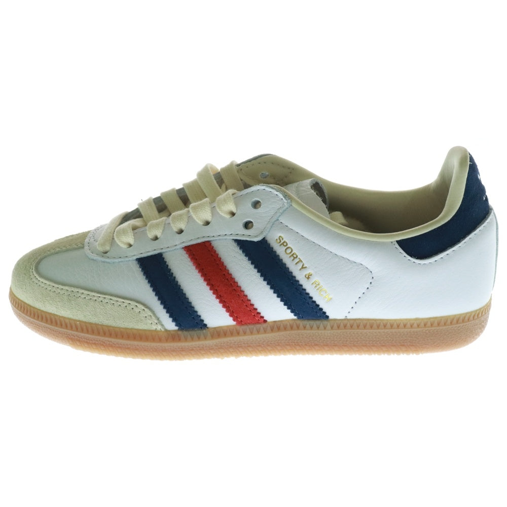 adidas Originals(アディダスオリジナルス) ×SPORTY&RICH SAMBA OG スポーティアンドリッチ サンバ ローカットスニーカー ホワイト レディース US5/23cm IH8338