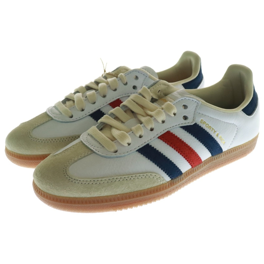 adidas Originals(アディダスオリジナルス) ×SPORTY&RICH SAMBA OG スポーティアンドリッチ サンバ ローカットスニーカー ホワイト レディース US5/23cm IH8338