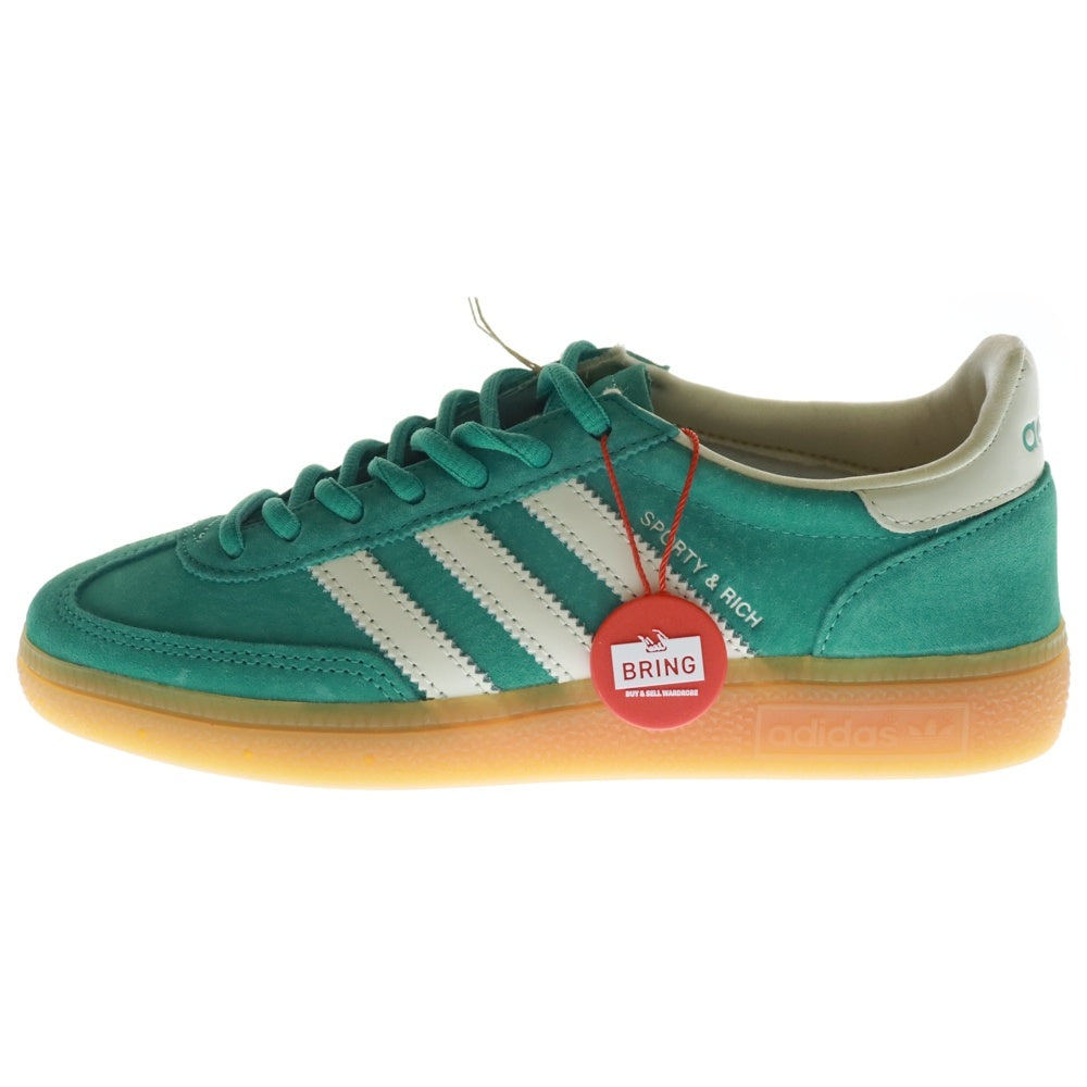 adidas Originals(アディダスオリジナルス) ×SPORTY&RICH HANDBALL SPEZIAL スポーティアンドリッチ ハンドボール スペツィアル ローカットスニーカー グリーン レディース US5/23cm IH2148