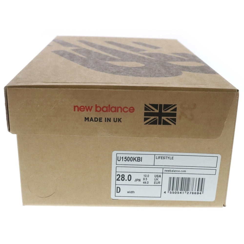 New Balance(ニューバランス) U1500 レザーローカットスニーカー ブラック US10/28cm U1500KBI