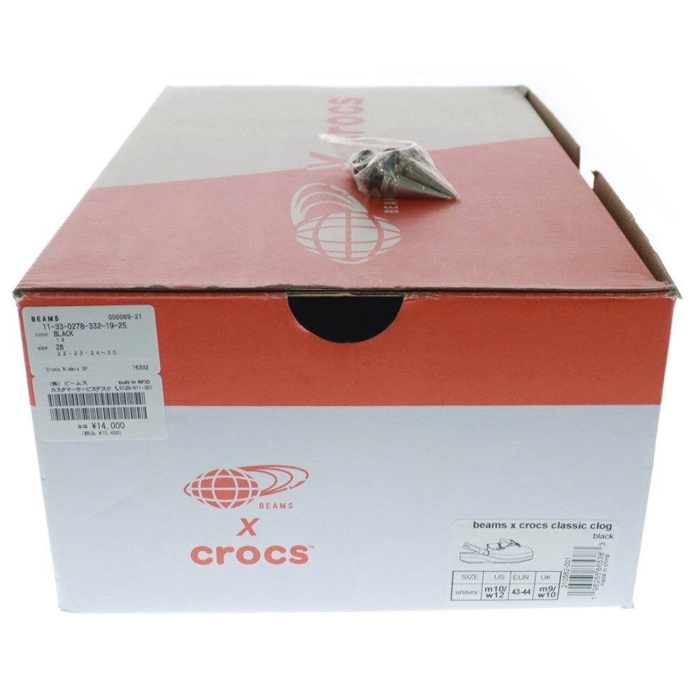 Crocs(クロックス) ×BEAMS Classic Clog ビームス クラシッククロッグ ローカットシューズ サンダル ブラック 210582-001