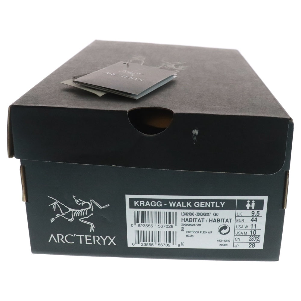 ARC'TERYX(アークテリクス) KRAGG WALK GENTLY HABITAT クラッグ ウォークジェントリー ローカットスニーカー グリーン US10/28cm 081298-X000009217