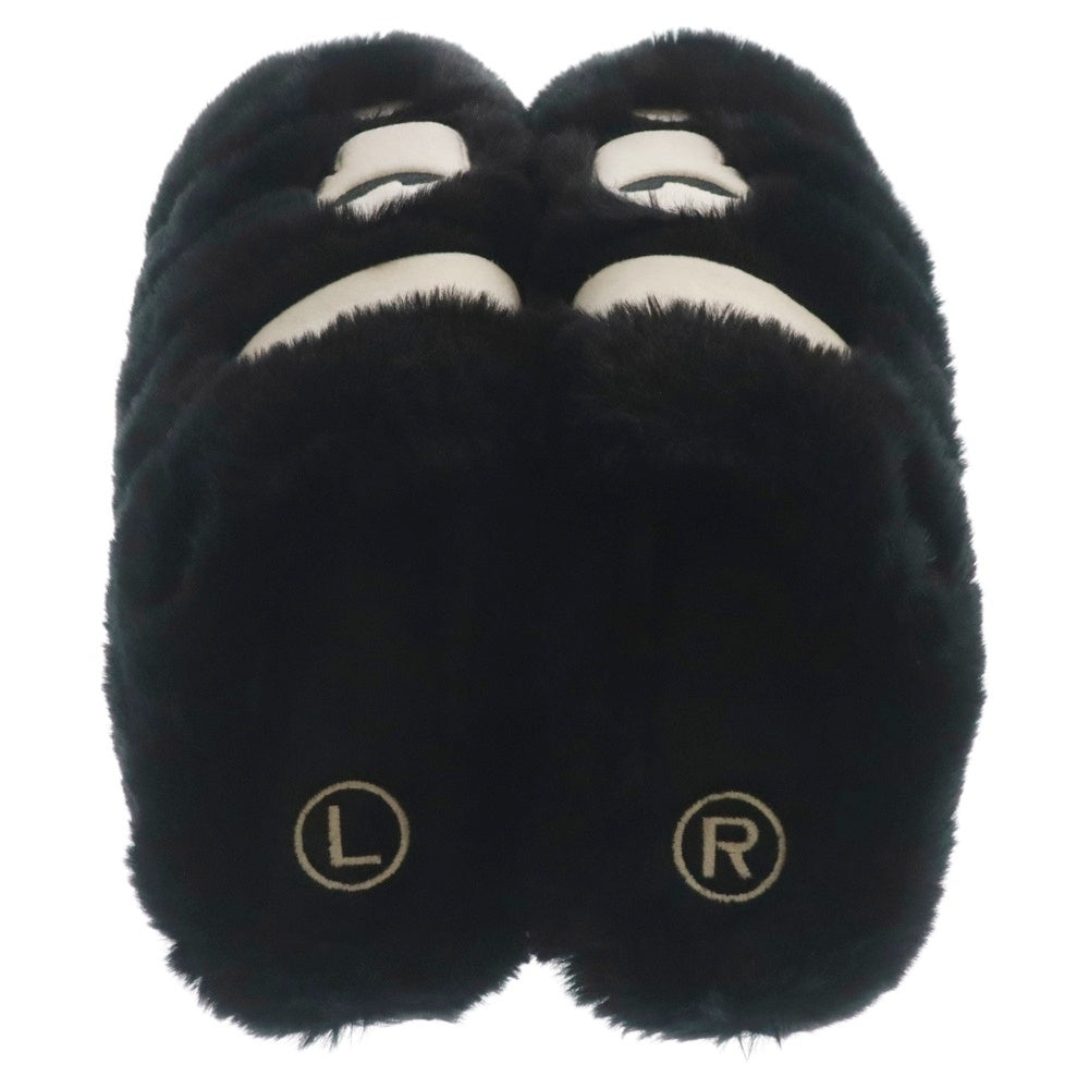 A BATHING APE(アベイシングエイプ) ×SUBU APE HEAD PUFFER SANDALS スブ サンダル ローカットシューズ ブラック