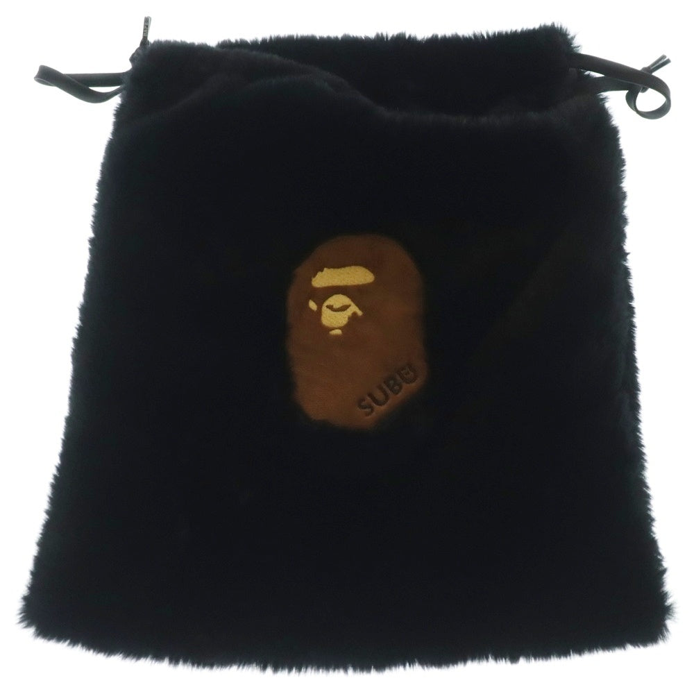 A BATHING APE(アベイシングエイプ) ×SUBU APE HEAD PUFFER SANDALS スブ サンダル ローカットシューズ ブラック