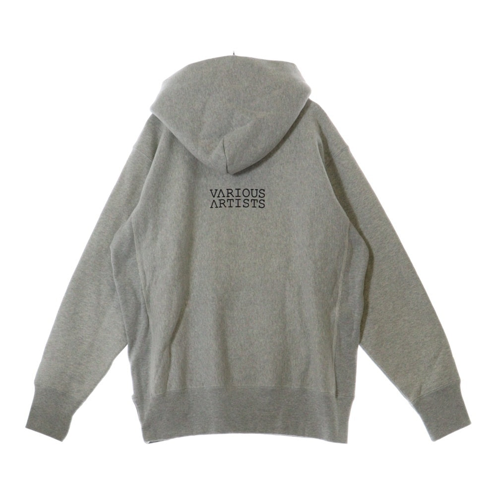 CHAMPION(チャンピオン) ×VARIOUS ARTISTS REVERSE WEAVE HOODIE ヴァリアス アーティスト リバースウィーブ プルオーバースウェットパーカー フーディー グレー C8-Z112