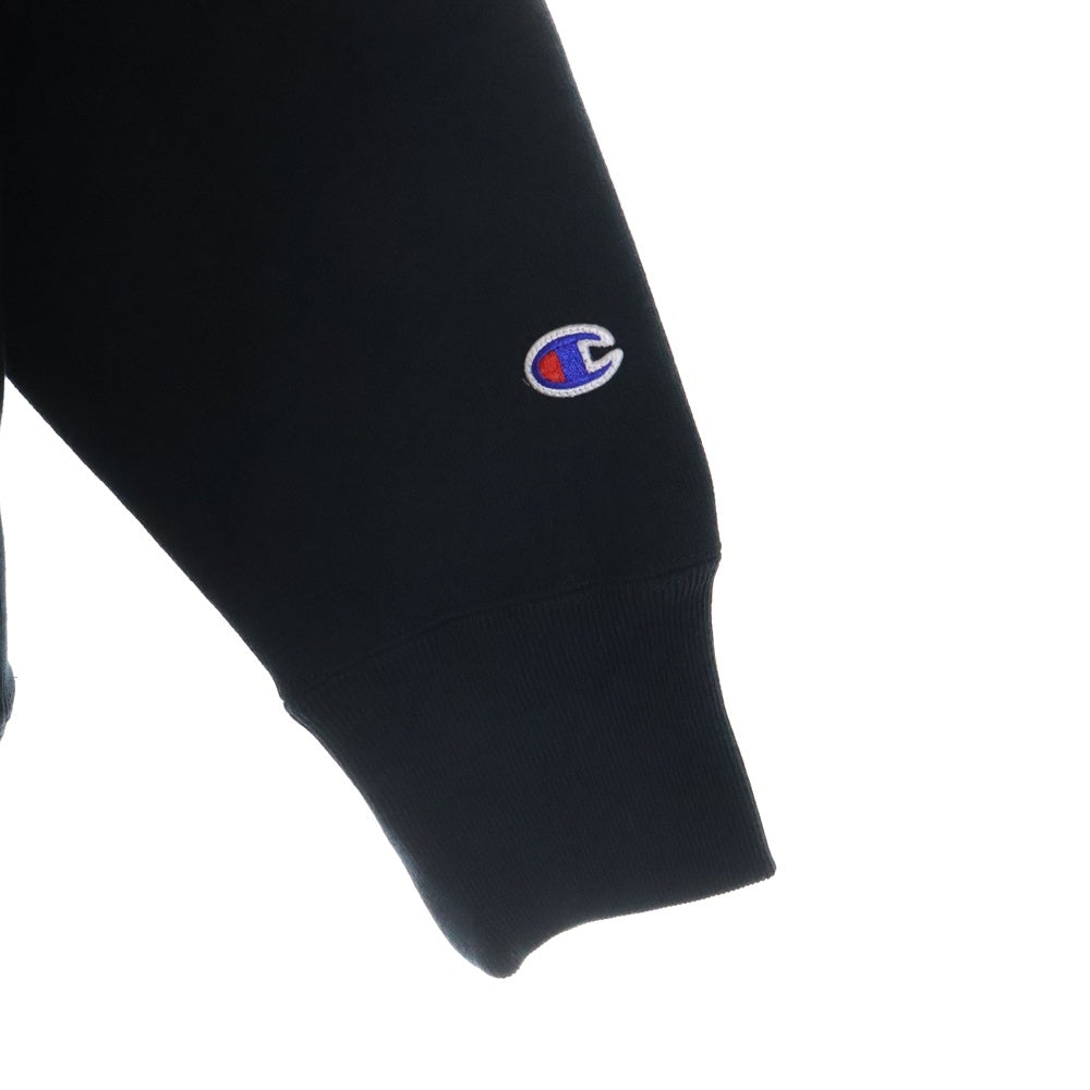 CHAMPION(チャンピオン) ×VARIOUS ARTISTS REVERSE WEAVE SWEATSHIRT ヴァリアス アーティスト リバースウィーブ クルーネックスウェットトレーナー ブラック C8-Z024
