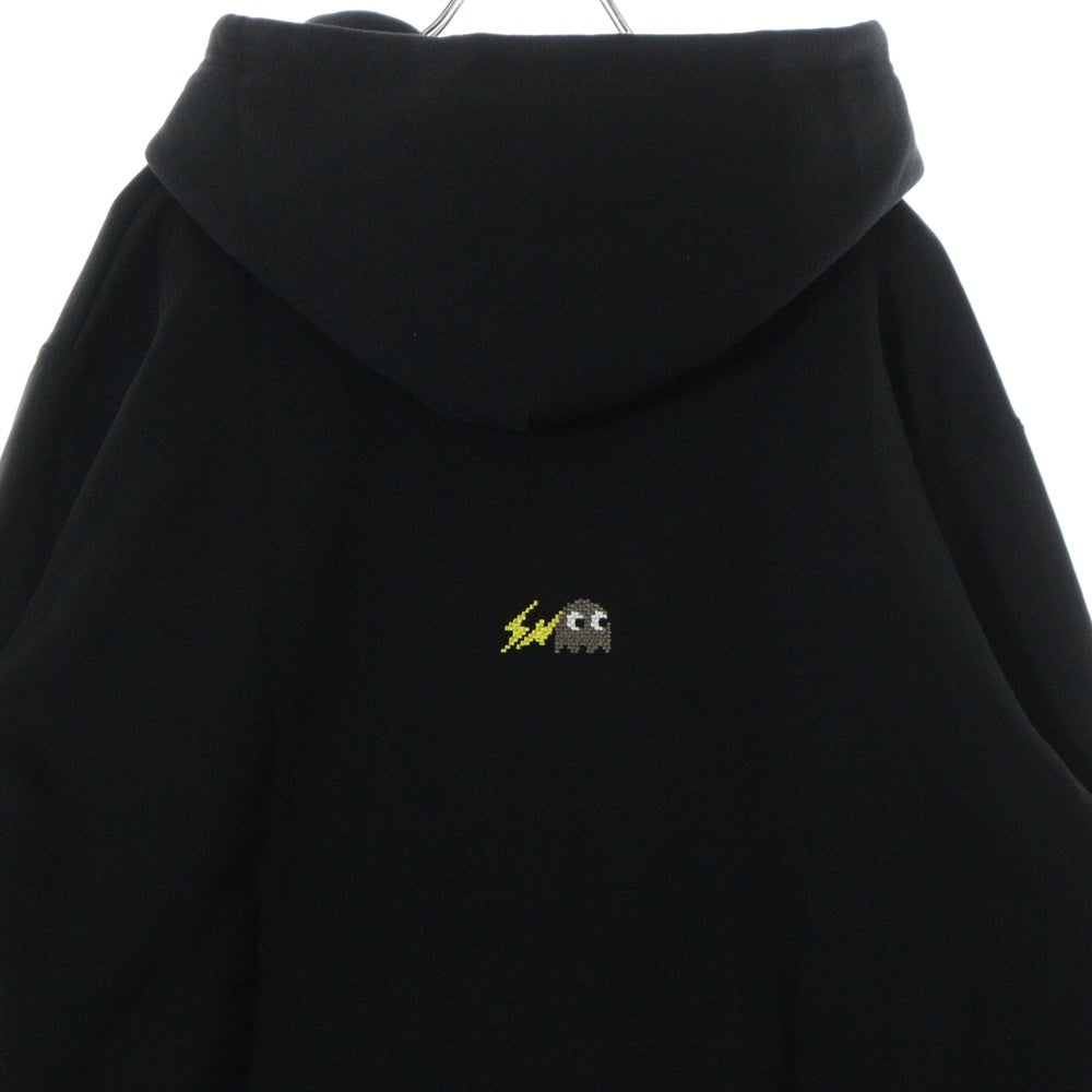 FRAGMENT DESIGN(フラグメントデザイン) ×VARIOUS ARTISTS PAC MAN GHOST FRGMT HOODIE ヴァリアス アーティスト パックマン プルオーバースウェットパーカー フーディー ブラック