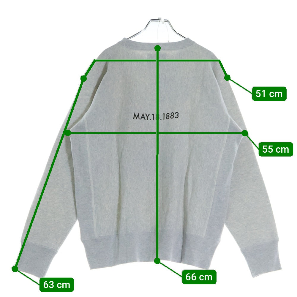 CHAMPION(チャンピオン) ×VARIOUS ARTISTS REVERSE WEAVE SWEATSHIRT ヴァリアス アーティスト リバースウィーブ クルーネックスウェットトレーナー グレー C8-Z027