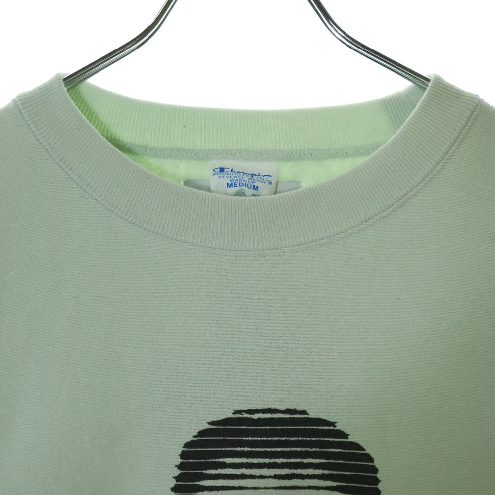 CHAMPION(チャンピオン) ×VARIOUS ARTISTS REVERSE WEAVE SWEATSHIRT ヴァリアス アーティスト リバースウィーブ クルーネックスウェットトレーナー グリーン C8-Z027