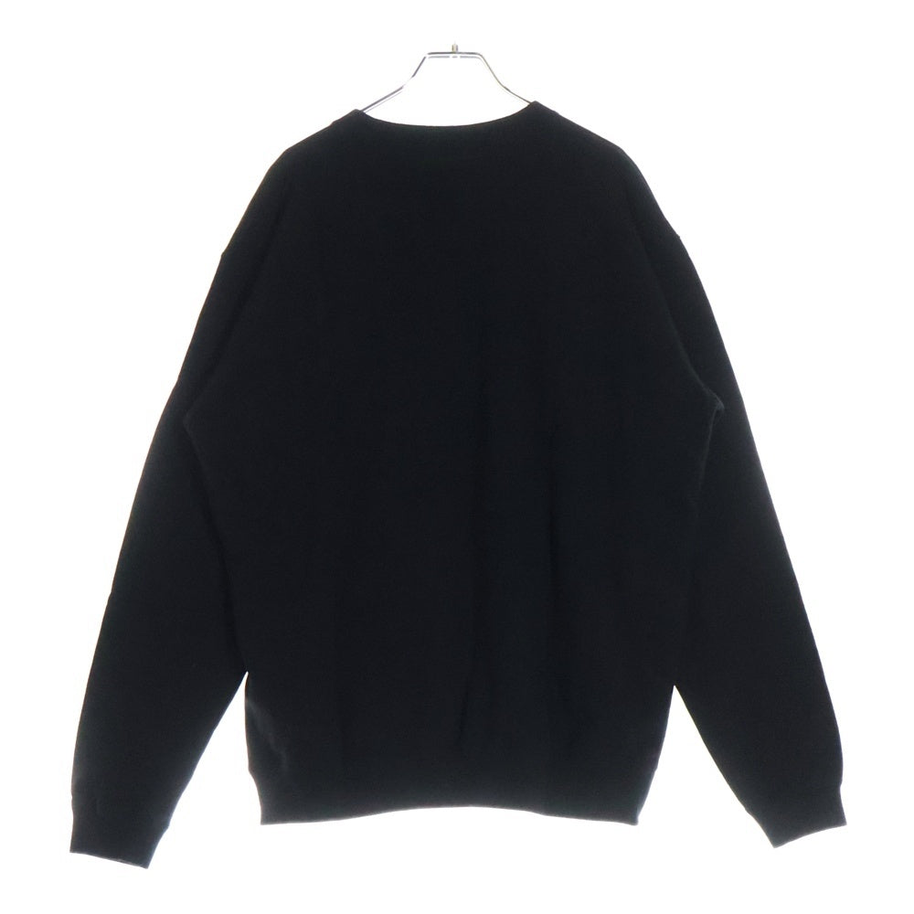 agnes b.(アニエスベー) ×VARIOUS ARTISTS ×FRAGMENT SWEATSHIRT ヴァリアス アーティスト フラグメントデザイン クルーネックスウェットトレーナー ブラック EX93SFD4