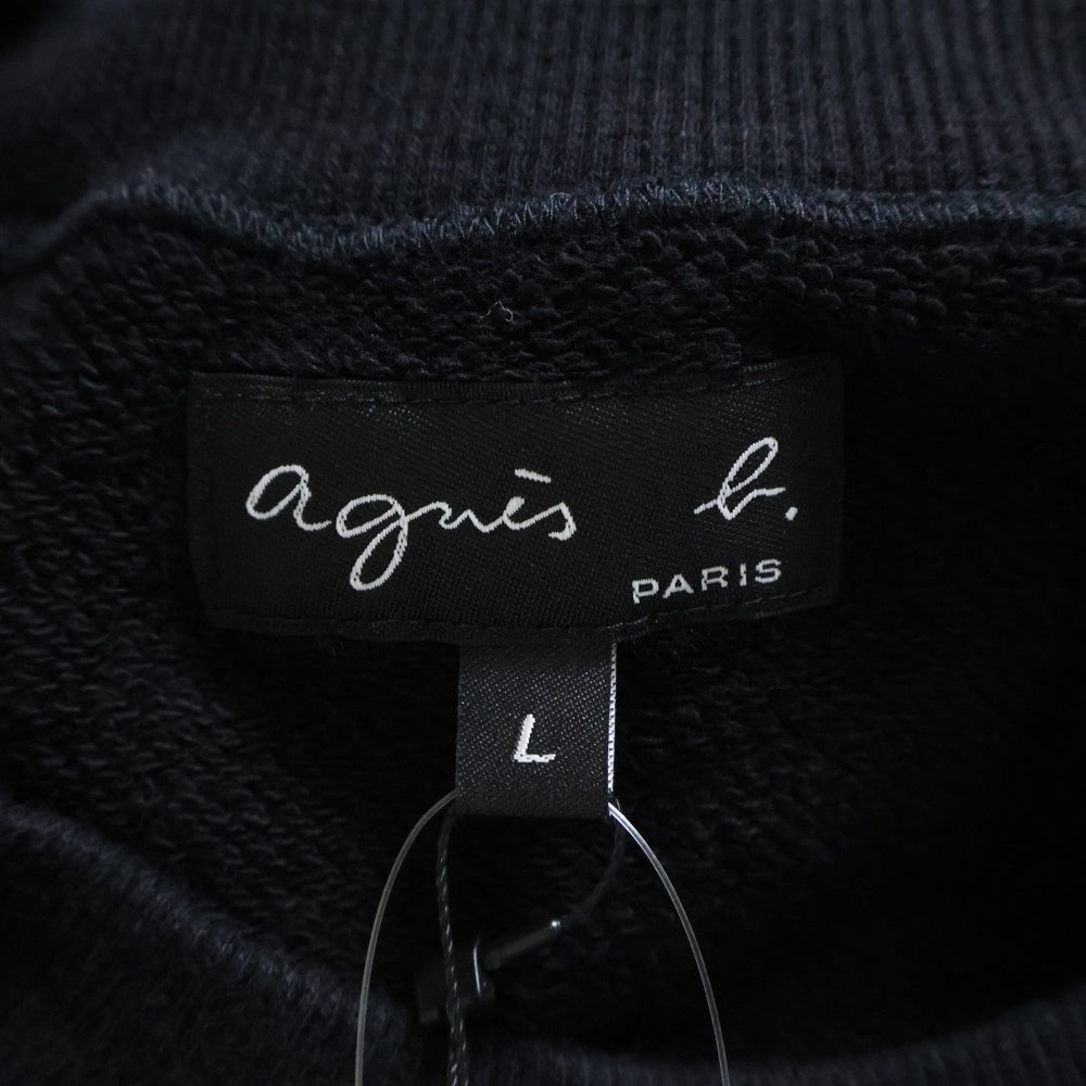 agnes b.(アニエスベー) ×VARIOUS ARTISTS ×FRAGMENT SWEATSHIRT ヴァリアス アーティスト フラグメントデザイン クルーネックスウェットトレーナー ブラック EX93SFD4