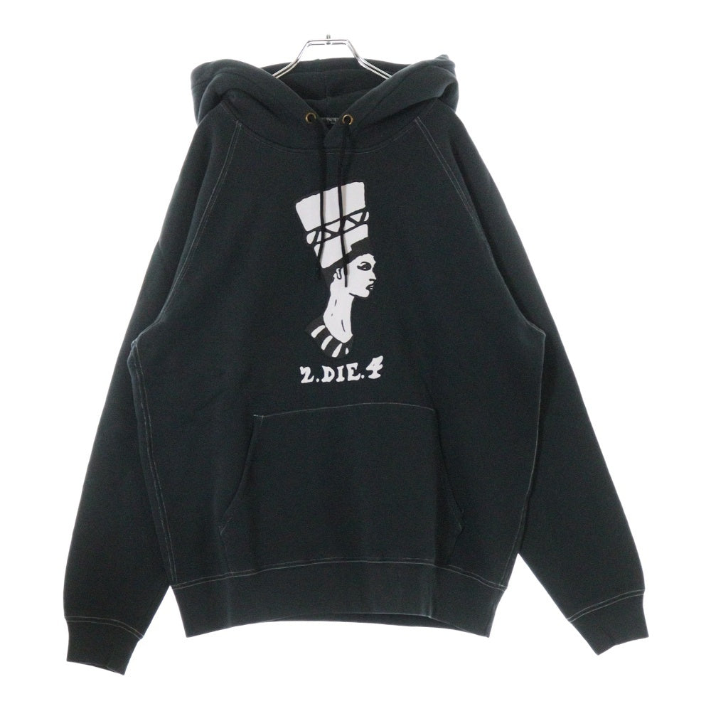 OUR LEGACY(アワーレガシー) ×DENIM TEARS 2PAC WORKSHOP HOOD デニムティアーズ プルオーバースウェットパーカー グレー WS4226HB