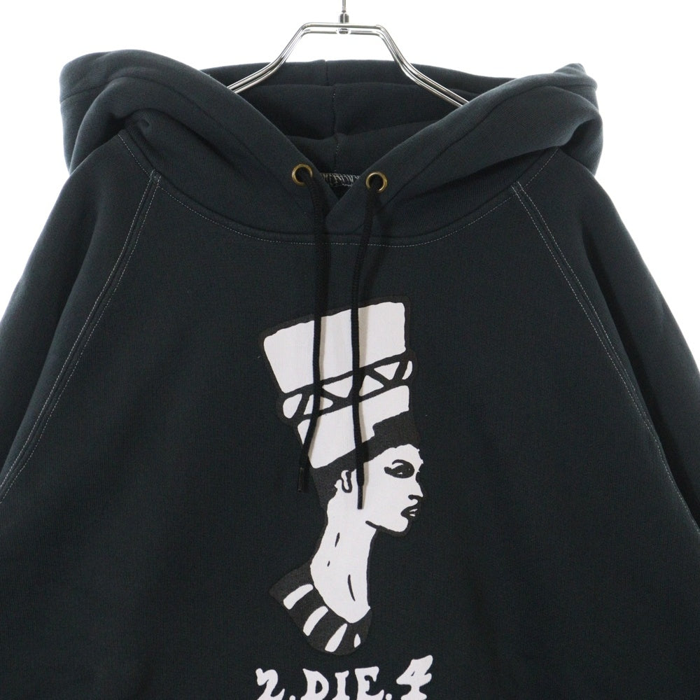 OUR LEGACY(アワーレガシー) ×DENIM TEARS 2PAC WORKSHOP HOOD デニムティアーズ プルオーバースウェットパーカー グレー WS4226HB