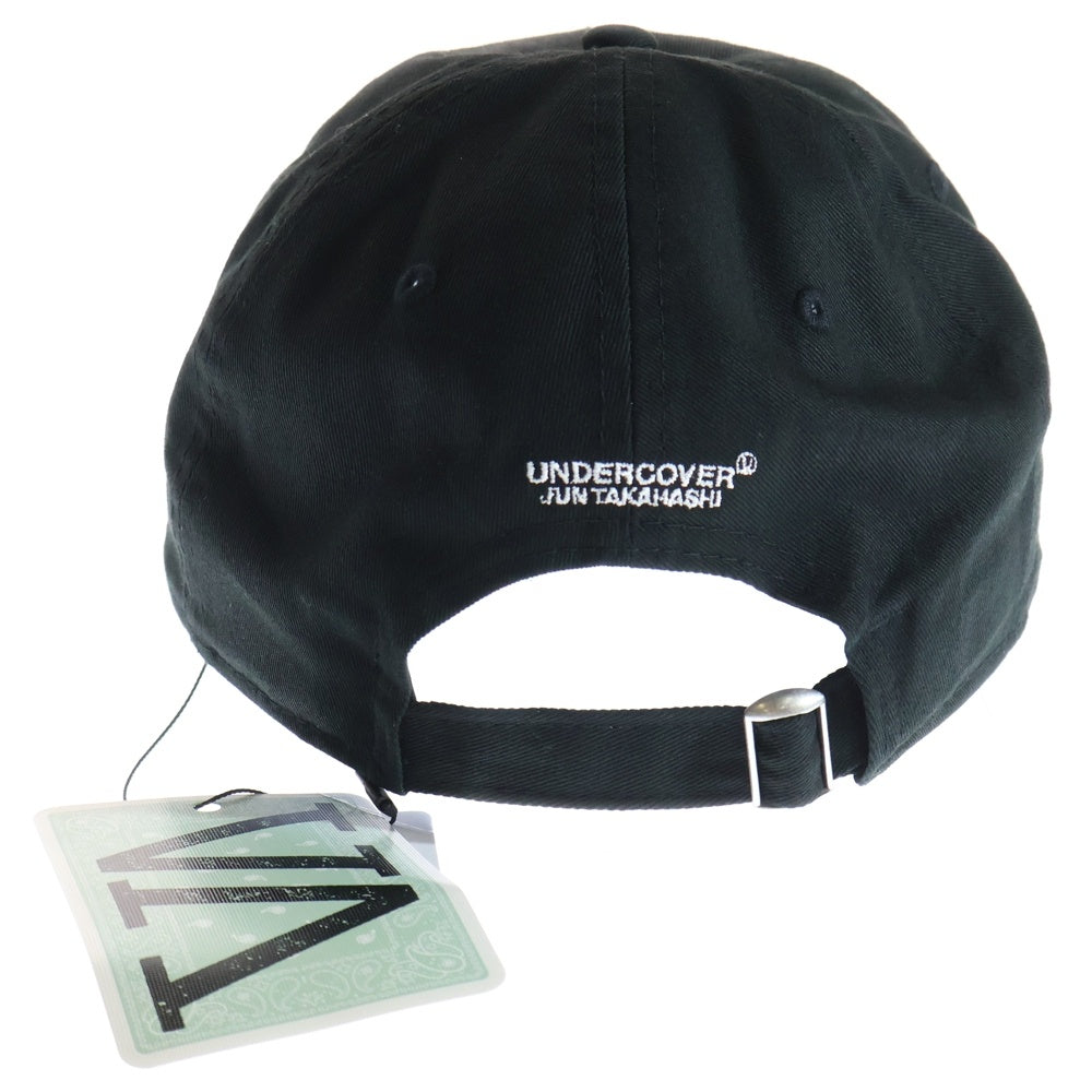 NEW ERA(ニューエラ) ×VARIOUS ARTISTS ×UNDERCOVER CAP ヴァリアス アーティスト アンダーカバー ロゴ刺繍キャップ 帽子 ブラック