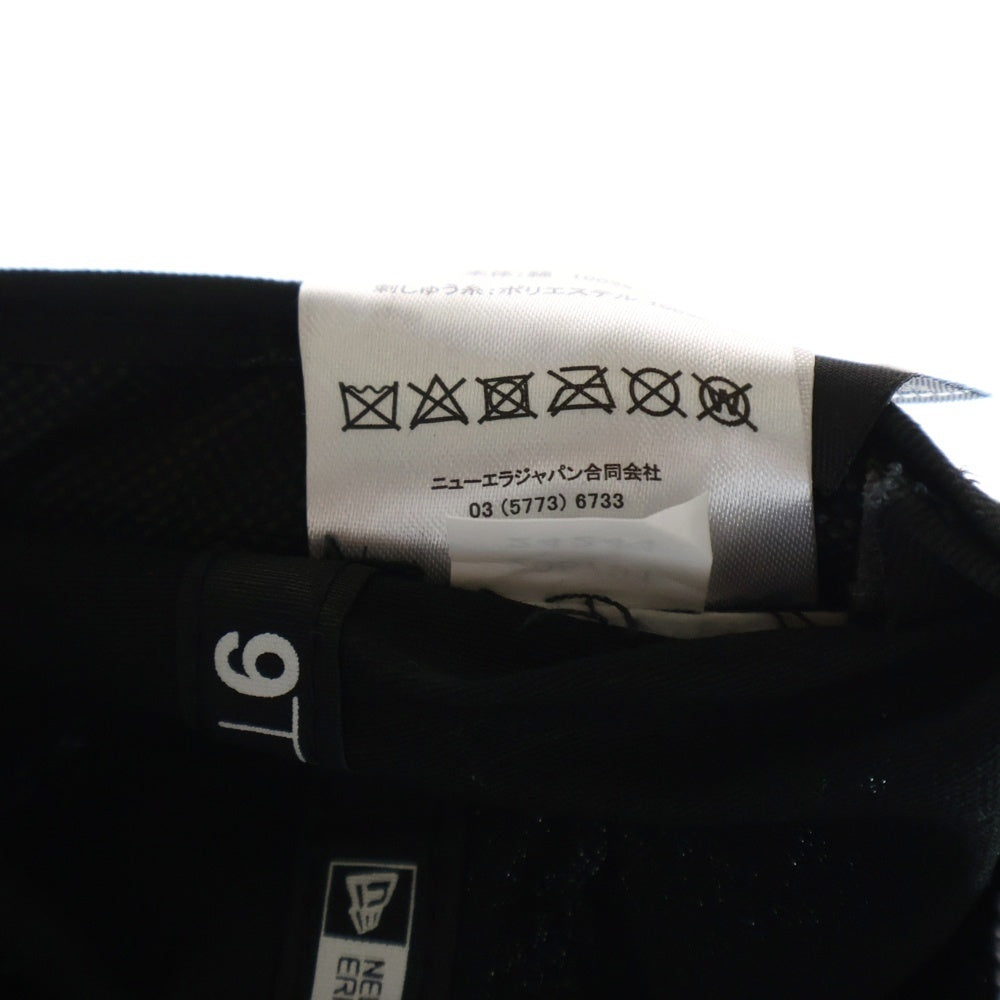 NEW ERA(ニューエラ) ×VARIOUS ARTISTS ×UNDERCOVER CAP ヴァリアス アーティスト アンダーカバー ロゴ刺繍キャップ 帽子 ブラック