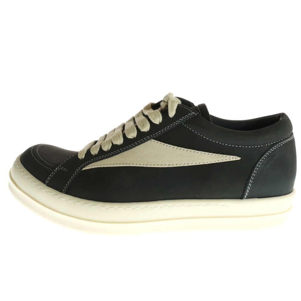 Rick Owens(リックオウエンス) VINTAGE SNEAKS ヴィンテージスニーカー レザーローカットスニーカー グレー RU02D6897 LWNLVS