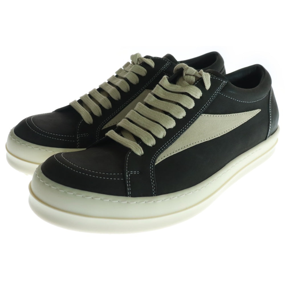 Rick Owens(リックオウエンス) VINTAGE SNEAKS ヴィンテージスニーカー レザーローカットスニーカー グレー RU02D6897 LWNLVS
