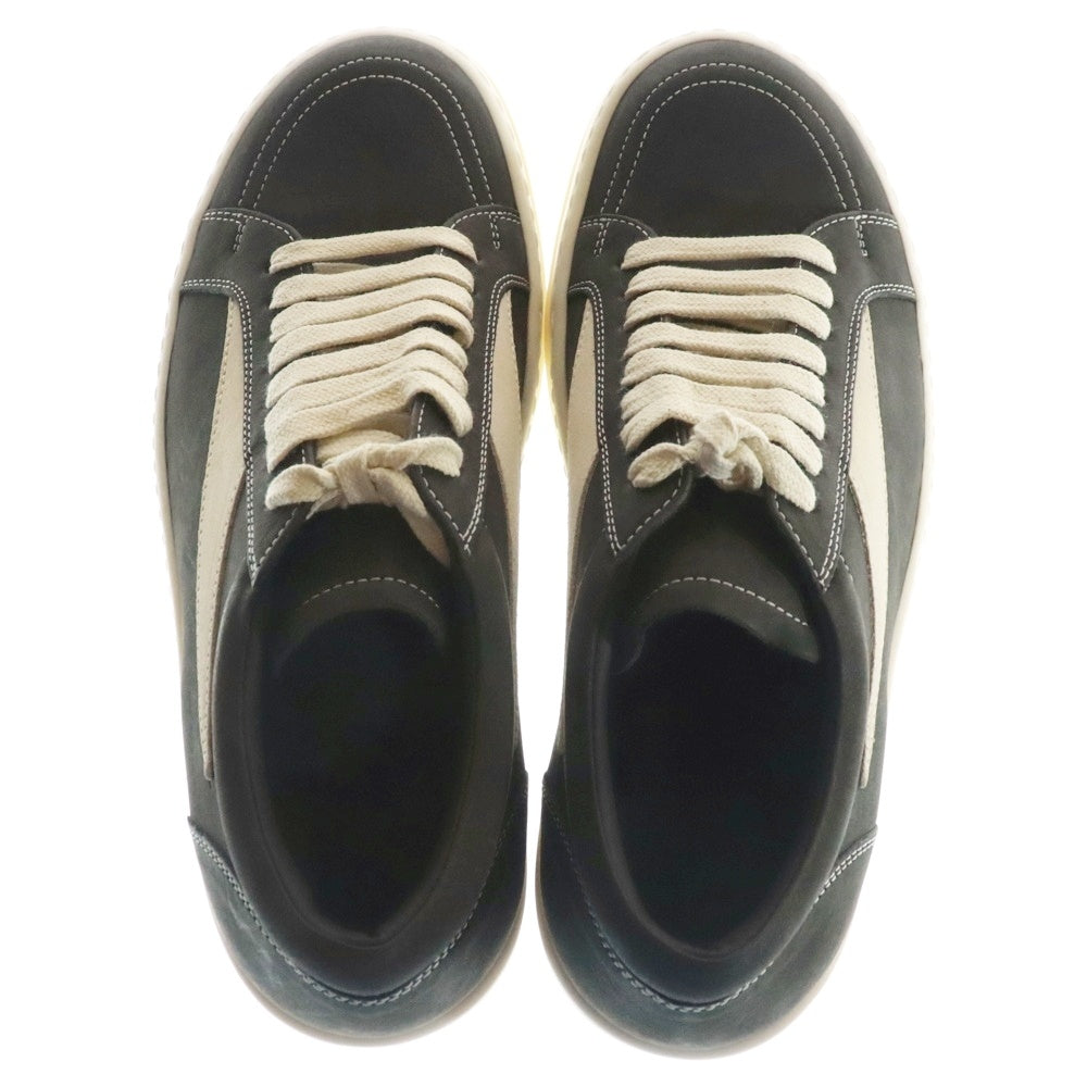 Rick Owens(リックオウエンス) VINTAGE SNEAKS ヴィンテージスニーカー レザーローカットスニーカー グレー RU02D6897 LWNLVS