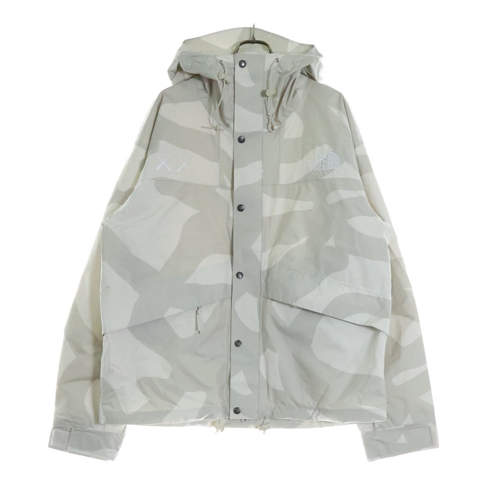 THE NORTH FACE(ザノースフェイス) 22SS ×KAWS RETRO 1986 MOUNTAIN PARKA JACKET カウズ マウンテンパーカー ナイロンジャケット ベージュ NF0A7WLW