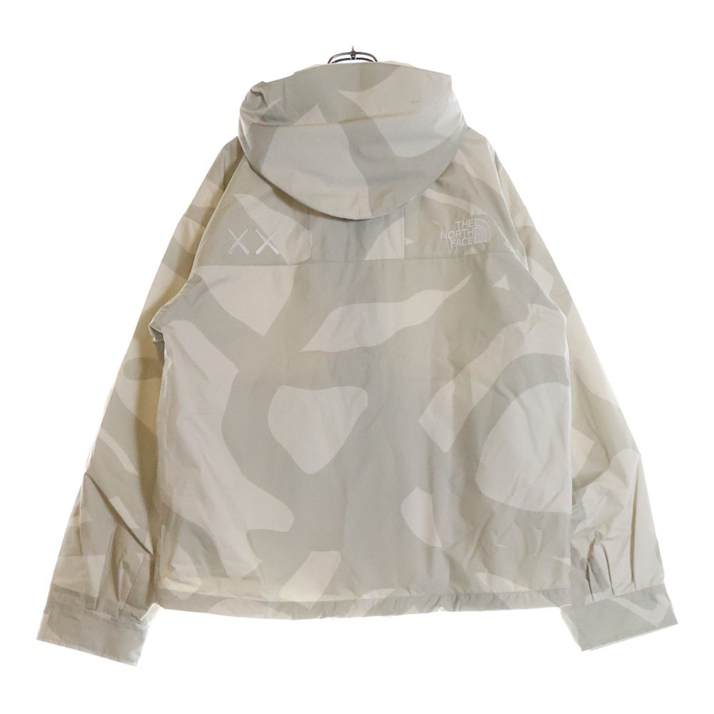 THE NORTH FACE(ザノースフェイス) 22SS ×KAWS RETRO 1986 MOUNTAIN PARKA JACKET カウズ マウンテンパーカー ナイロンジャケット ベージュ NF0A7WLW