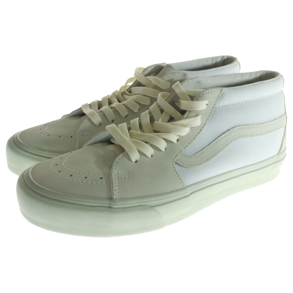 VANS(ヴァンズ) ×JJJJound Sk8-Mid Vlt Lx ジョウンド スケート ミッドカットスニーカー ホワイト US10/28cm VN0A7TNHW001
