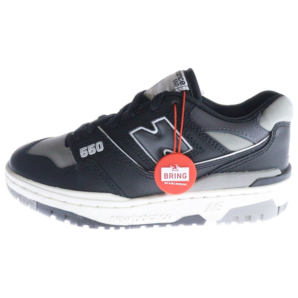 New Balance(ニューバランス) BB550 レザーローカットスニーカー レディース ブラック US4/22cm BB550SR1