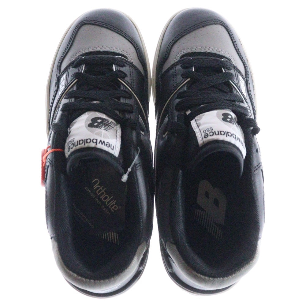 New Balance(ニューバランス) BB550 レザーローカットスニーカー レディース ブラック US4/22cm BB550SR1