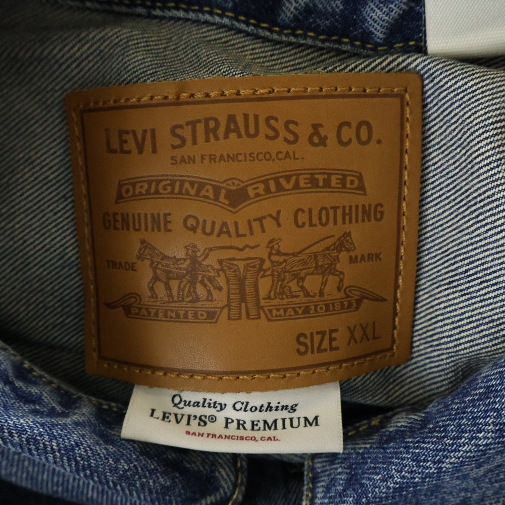 Levi's premium(リーバイスプレミアム) Type 1 Trucker Jacket デニムトラッカージャケット Gジャン インディゴ PC9-A9518-0000