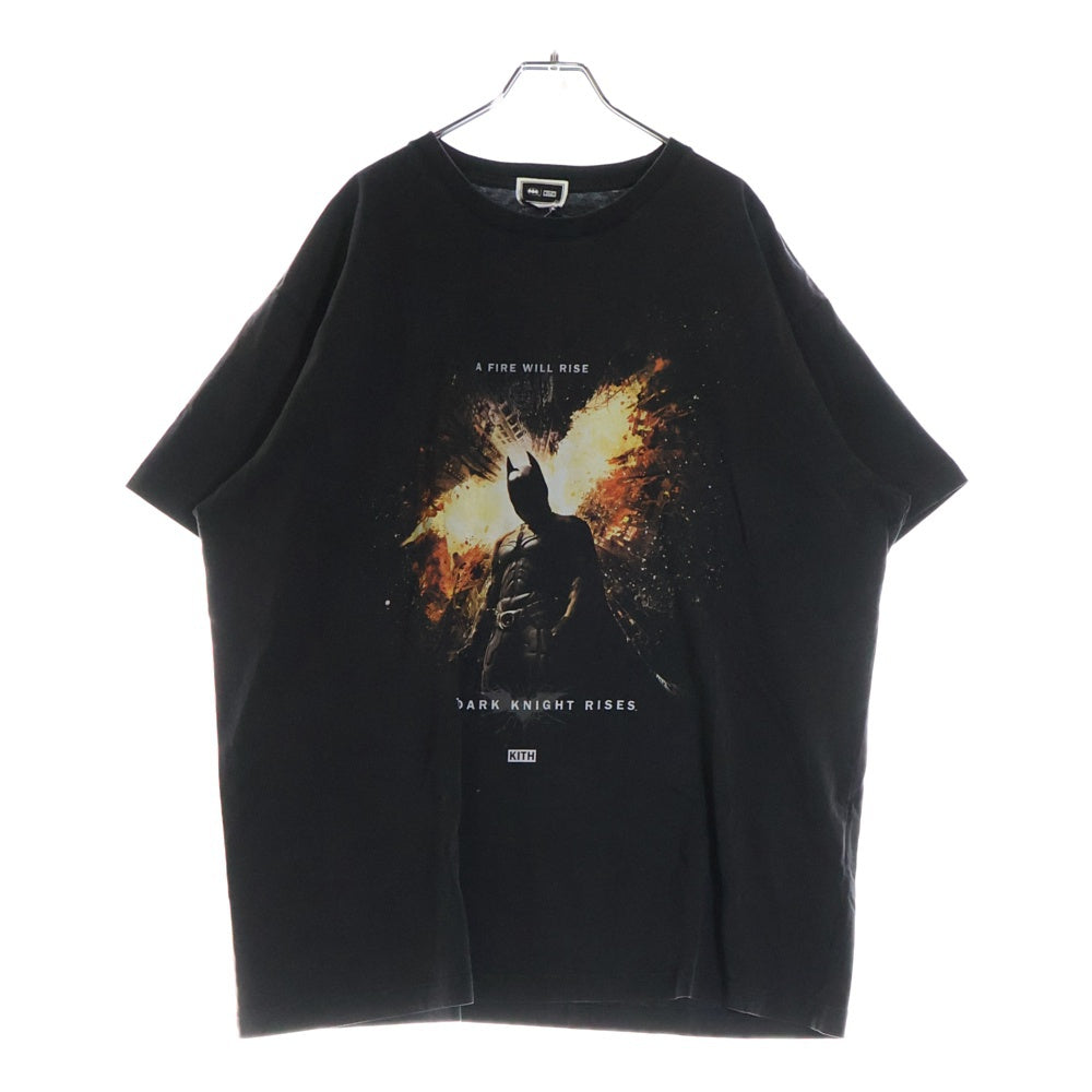 KITH(キス) ×BATMAN Dark Knight Rises Vintage Tee バットマン ダークナイト ヴィンテージ 半袖Tシャツ グレー