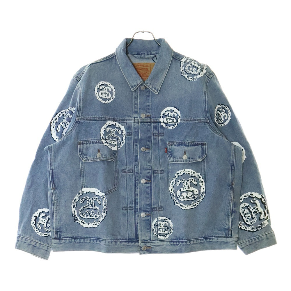 DENIM TEARS(デニムティアーズ) ×STUSSY Levi's Type2 Denim Jacket ステューシー リーバイス デニムジャケット インディゴ