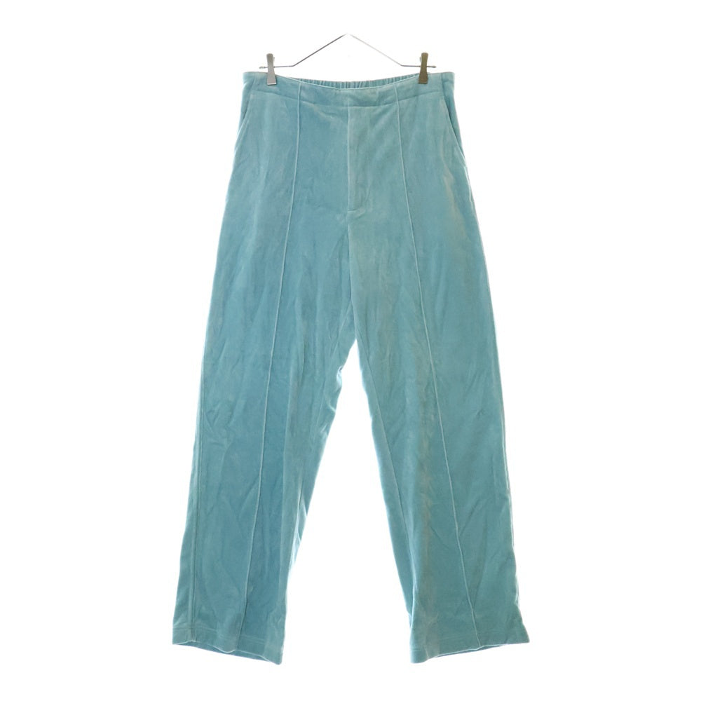 AURALEE(オーラリー) ORGANIC COTTON VELOUR PANTS ベロアトラックパンツ ブルー A22SP02CV